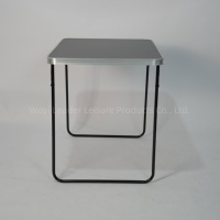 Leader Portable Leg Aluminium Table de table pour petit ordinateur portable Valise à café Camping Pique-nique Table pliante