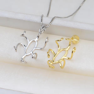 Pendentif en argent S925 ajouré sans broche, serti de petites perles baroques, 13*19mm, accessoire de bricolage, support plaqué, trouvailles de bijouterie, sac - Product Image 1