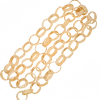 Maille métallique circulaire tissée en aluminium, maille décorative en laiton pour portes d'armoires, découpe de rideaux