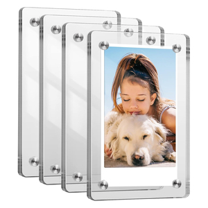 Mini cadre photo 6'' double face pour photos, cartes, timbres, cadeau pour la famille, les amis, Noël - Product Image 1