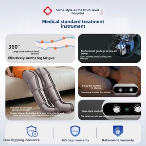 Dispositivo de Terapia de Presión de Ondas de Aire, Masajeador de Piernas Médico Enchufable para Várices y Prevención de Coágulos en las Extremidades Inferiores, Promueve <span class=keywords><strong>la</strong></span> Circulación Sanguínea - Product Image 4