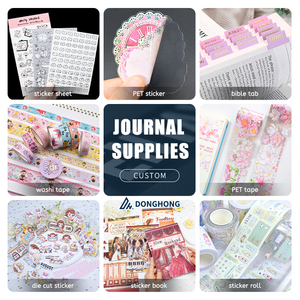 Rouleaux d'autocollants en PET transparent holographique 3D haut de gamme personnalisés pour le journaling et les fournitures de <span class=keywords><strong>scrapbooking</strong></span> - Product Image 6