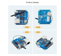 OrangePi Zero2 Mini Open Source Single Board Orange Pi Zero 2 512MB/1GB Allwinner H616 64-bit Berkinerja Tinggi Kompatibel BT