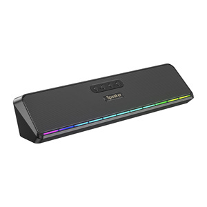 RGB <b>Wireless</b> Speaker With Colorful LED <b>Light</b> Radio Car And Home Use Rechargeable Battery 386x67x74mm - Product Image 1