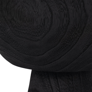 Ciotola decorativa in legno con piedistallo per decorazioni da tavolino, ciotola scultorea da cucina per chiavi o caramelle, elemento decorativo. - Product Image 3