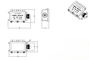 Boîte de jonction étanche IP68, connecteur électrique extérieur 32A 250V PA66 M2068 pour éclairage paysager de <span class=keywords><strong>jardin</strong></span> - Product Image 3