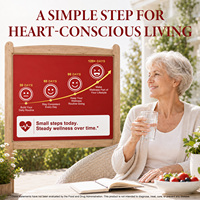 Capsules de levure de riz rouge naturelle à base d'extraits végétaux, marque privée Lenm, OEM, avec CoQ10 pour la santé cardiaque et le soutien cardiovasculaire