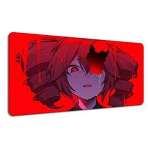 Tapis de bureau pour fille d'anime d'horreur gothique - Esthétique sombre, grand tapis de souris de jeu étendu pour les joueurs audacieux et les <span class=keywords><strong>otaku</strong></span> - Product Image 1