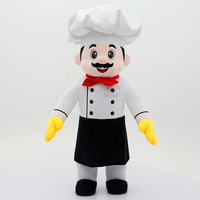 Costume de mascotte gonflable pour défilé, tenue de chef humaine gonflable pour Halloween, Noël, carnaval, festivals, location, événements et fêtes
