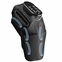 Neue Beinkompressions-Physiotherapie Hot Com press Knie-Luft Neue wiederauf ladbare Vibrations massage zur Schmerz linderung bei Arthritis