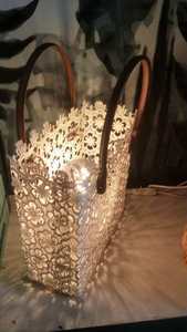 <span class=keywords><strong>Sac</strong></span> à <span class=keywords><strong>main</strong></span> moderne style de <span class=keywords><strong>Crochet</strong></span> Fait <span class=keywords><strong>Main</strong></span> Abat-jour avec Différents motifs pour lampe de <span class=keywords><strong>table</strong></span> en gros abat-jour - Product Image 2