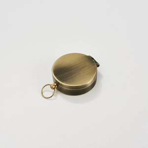 La bàn hàng hải bằng đồng thau cổ khắc hoa văn, quà tặng hàng hải cổ điển - Product Image 5