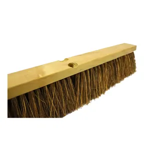 Sweeper Broom Sustainable Eco Friendly Sweeping Artifact Hand-push Palmyra Broom With Head