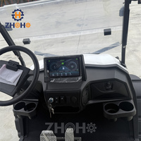 Voiturette de golf Club Car 6 places la plus vendue, modèle à quatre roues adapté aux routes urbaines