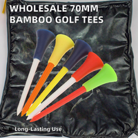BG Durable Tees de golf en plastique et caoutchouc de 83 mm avec coussinets, couleurs assorties, accessoires porte-balles de golf, modèle KTT101