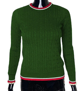 Maglione da donna blu reale e bianco con Patch greco lettera associazione girocollo maglione Top per le donne - Product Image 5