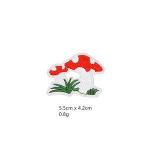 <b>Iron</b> on Embroidered Various Kawaii Mushroom Patches for Kids Clothes Bag - Product Image 6