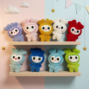 Llavero Kpop TWICE Lovely Light de 10CM, con diseño de dibujos animados, impresión digital, forma de muñeco de peluche suave, MOMO SANA <span class=keywords><strong>NAYEON</strong></span> JIHYO, Año Nuevo Chino - Product Image 2