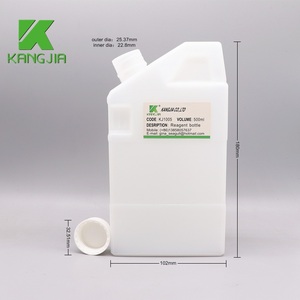 Bouteilles de réactif d'hématologie HDPE de 500ml pour détergent <span class=keywords><strong>Abbott</strong></span> <span class=keywords><strong>Architect</strong></span> B C8000 C4000 Analyseur de biochimie - Product Image 5