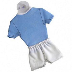 Maillot de football miniature pour voiture, logo personnalisé, impression numérique/sérigraphie, polyester, cadeaux promotionnels - Product Image 1