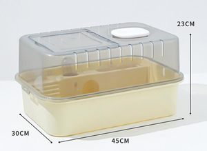 Vente en gros de cages pour rats de compagnie OEM ODM cages durables pour écureuils de compagnie hamster petits animaux avec mangeoire et jouets - Product Image 3