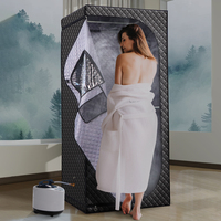 Cabines de sauna en acrylique de bonne qualité, portables, pour spa à domicile, équipement humide, sauna à vapeur