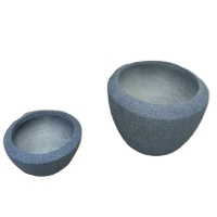 WOODZI Vaso <span class=keywords><strong>da</strong></span> Fiori in Fibra di Vetro e Cemento, Economico, Durevole, Leggero, di Piccole Dimensioni, per Esterni e Giardino, Colore Personalizzabile - Product Image 4