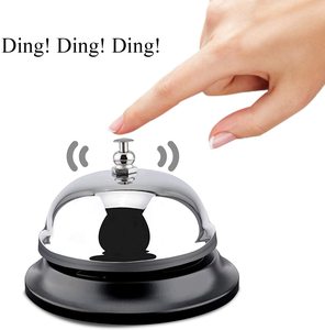 Sonido multiusos para la comida sino de jantar, escritorio de cena, llámame campanas, llamada de metal, campana escolar Grande y Pequeña para gatos, perros y Mascotas - Product Image 5