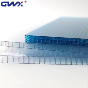 Fabricantes de invernaderos de plástico transparente 8mm 10mm <span class=keywords><strong>policarbonato</strong></span> Pc hoja/placa hueca de cuatro paredes - Product Image 5