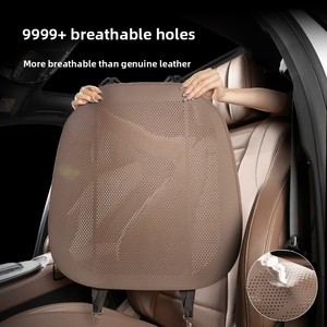 Coussin de <span class=keywords><strong>siège</strong></span> de voiture universel quatre saisons en coton et laine, ventilé et respirant, pour <span class=keywords><strong>siège</strong></span> arrière ou conducteur, idéal pour l'été - Product Image 4