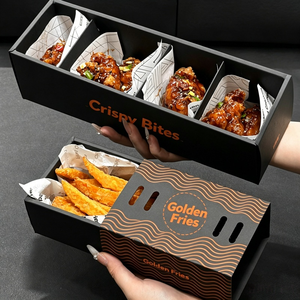 Boîte repas pour enfants (restaurant) avec <span class=keywords><strong>jeux</strong></span> <span class=keywords><strong>de</strong></span> puzzle interactifs, boîte à lunch en papier portable haut <span class=keywords><strong>de</strong></span> gamme et étanche pour enfants - Product Image 2