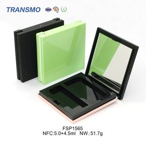 Boîtes de poudre cosmétiques vides en plastique 5.0+4.5ml en gros, emballages de fard à joues, palettes de fards à paupières 2 compartiments pour parfum - Product Image 4