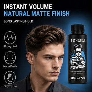 Cera en Polvo para Peinar el Cabello a Base de Hierbas OEM/ODM, Fijación Fuerte, Acabado Mate, Polvo Texturizador para Hombres, Volumen, Textura, Hidratante, Sin Silicona - Product Image 1
