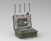 Kit de sécurité et de protection certifié CE/RoHS Détecteur de drone quadruple fonction Suivi et enregistrement des alarmes