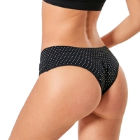 Approvisionnement d'usine Coton Classique Dot Menstruel Sous-Vêtements Période Culotte Adolescent Filles Étanche Femmes Culotte Menstruelle