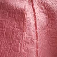 Tissu tricoté 100 % polyester imperméable, respirant, à séchage rapide, anti-déchirure, finition pêche, poids moyen, pour la literie et les textiles de maison