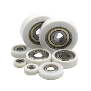 MTZC Rubber Sealed Pulley Bearing 608 Pom Rubber Coated Bearing 608 2rs 608zz Abec 13 Bearings For Skateboard