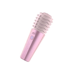 大人用マスターベーター ハンドヘルドAVワンドマッサージ機 女性用バイブレーター 防水シリコン<span class=keywords><strong>ABS</strong></span> 7段階5レベル振動 USB充電式 - Product Image 2