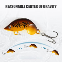 Kit de leurres de pêche VIB OEM en métal, forme crevette, 40mm 9g, ensemble d'appâts artificiels durs pour la truite, le bar, le brochet, le crappie et le saumon
