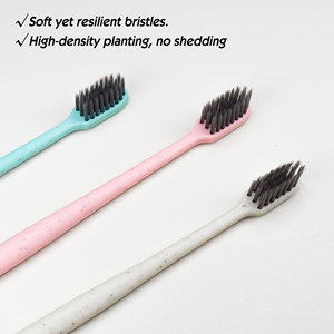 होटल रंगीन पुआल सॉफ्ट हेयर टूथब्रश के साथ डिस्पोजेबल डेंटल किट की आपूर्ति करता है और 5 ग्राम टूथपेस्ट प्लास्टिक सुविधाओं के लिए - Product Image 2