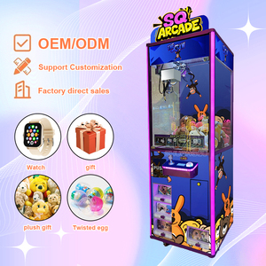 Mini machine à griffes en métal pour divertissement, <span class=keywords><strong>jeu</strong></span> d'arcade à monnayeur avec garantie d'un an et vitrine à cadeaux - Product Image 2