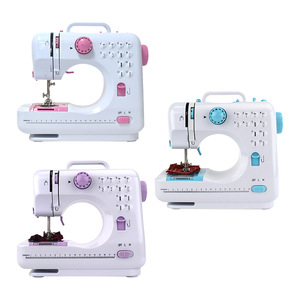 <span class=keywords><strong>Machine</strong></span> à <span class=keywords><strong>coudre</strong></span> électrique portative compacte avec moteur intégré, 12 points, pour usage domestique - Product Image 1