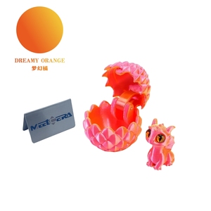 Ensemble de décoration de fête, best-seller transfrontalier, œuf de dragon imprimé en 3D à dégradé, ornement de bureau, jouet artisanal, cadeau - Product Image 4