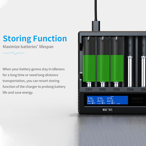 XTAR VC8S 8 canali 18650 celle 21700 vera capacità Tester 8 slot batterie ricaricabili agli ioni di <span class=keywords><strong>litio</strong></span> caricabatterie veloce - Product Image 4