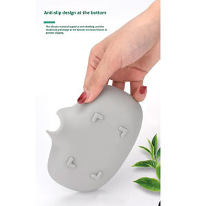 Support à Savon en Silicone Auto-drainant Antidérapant avec Bec Verseur pour Salle de Bain, Douche, Cuisine - Product Image 5