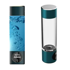 1800mAH 3000ppb Wasserstoff-Wasser flasche Tragbarer USB-wiederauf ladbarer Wasserelektrolyse-Ionisator becher, hochwertiger, reicher Wasserstoff