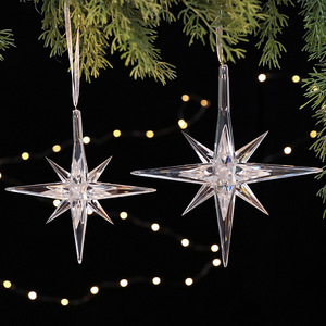 Adorno de Ángel de Acrílico Transparente con Cristal de Hielo Moissic, Decoración Navideña para Árbol de Navidad, Elegantes Adornos de Cristal - Product Image 1