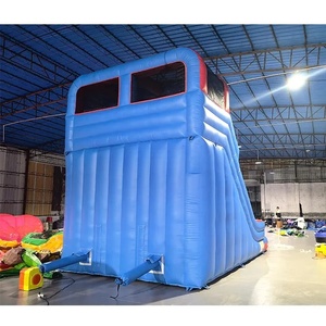 Toboggan aquatique gonflable commercial extérieur coloré à thème pour enfants et adultes, toboggan aquatique gonflable <span class=keywords><strong>avec</strong></span> <span class=keywords><strong>piscine</strong></span> pour fêtes <span class=keywords><strong>de</strong></span> plage estivales - Product Image 3