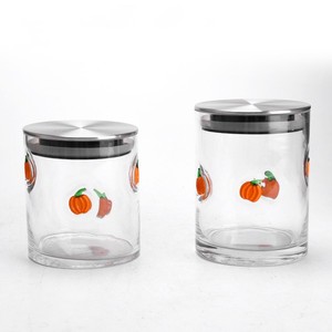 Thiết kế mới lưu trữ <span class=keywords><strong>container</strong></span> lọ thủy tinh và nắp kim loại - Product Image 1