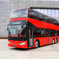 Bus Urbain à Deux Niveaux, Bus Électrique pour Passagers, Plancher Bas, Transmission Manuelle, Tout Neuf